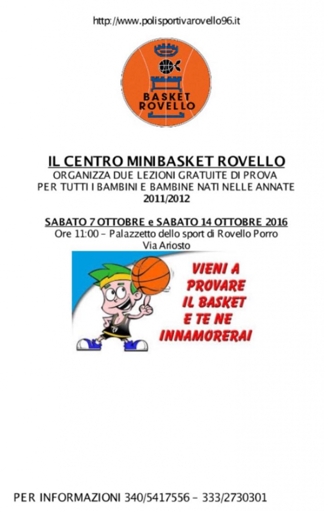 volantino minibasket ottobre2017